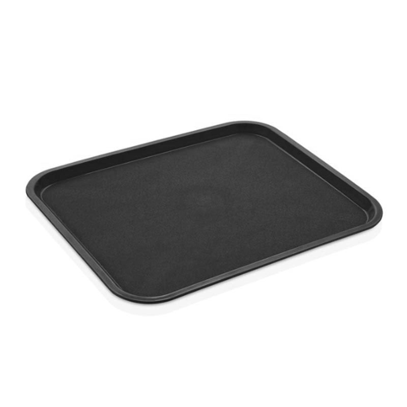 GastroPlast GTPP-2635 Polipropilen Servis Tepsisi, 26x35 cm, Siyah, servis tepsisi