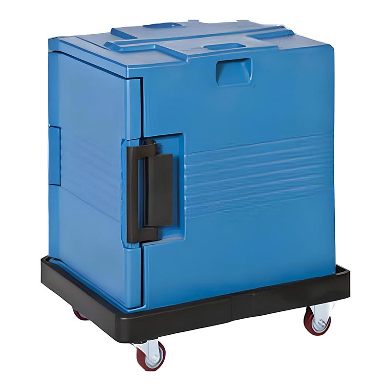 GastroPlast TCB 600C Thermobox Taşıma Arabası, 680x540x160 mm, Siyah, servis arabası