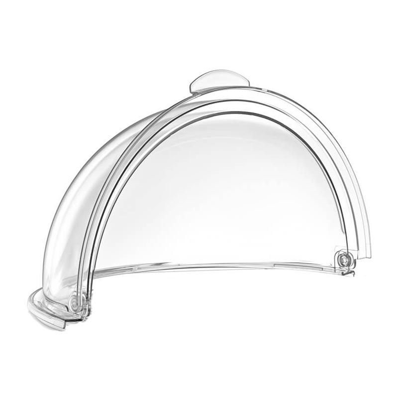 Gastroplast GFM-13 Yuvarlak Menteşeli Fanus, 39.5 cm, servis tepsisi