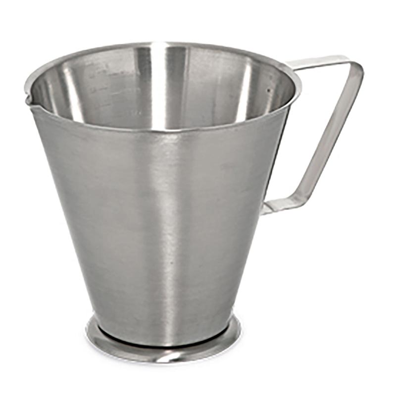 Gurmeaid Çelik Ölçü Kabı, 0.5 L, kahve aksesuarı