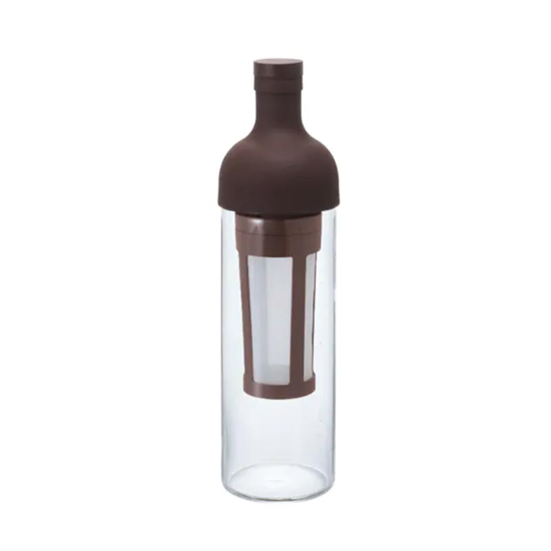 Hario FIC-70-CBR Filtreli Soğuk Demleme Şişesi, 650 ml, Kahverengi, kahve aksesuarı