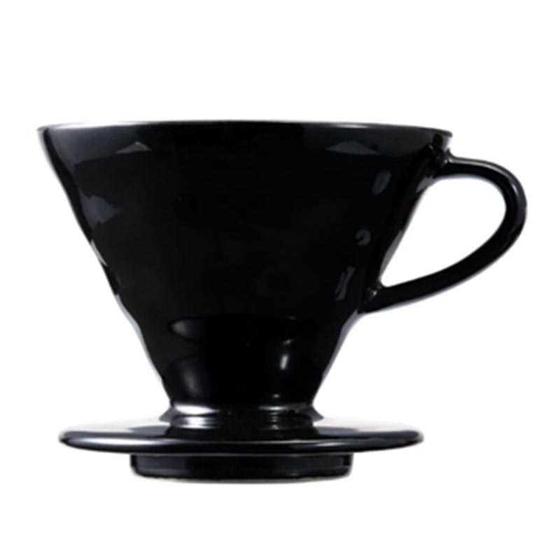 Hario KDC-02-B Kasuya Model V60 Seramik Dripper, Siyah, V60 ve pour over dripper