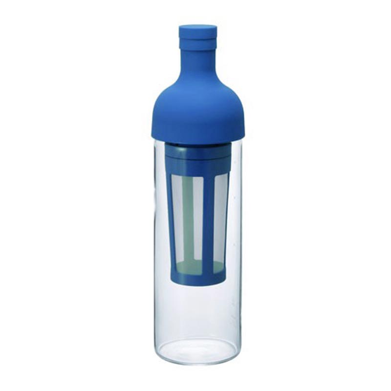 Hario FIC-70-YB Soğuk Demleme Filtreli Şişe, 650 ml, Mavi, kahve aksesuarı