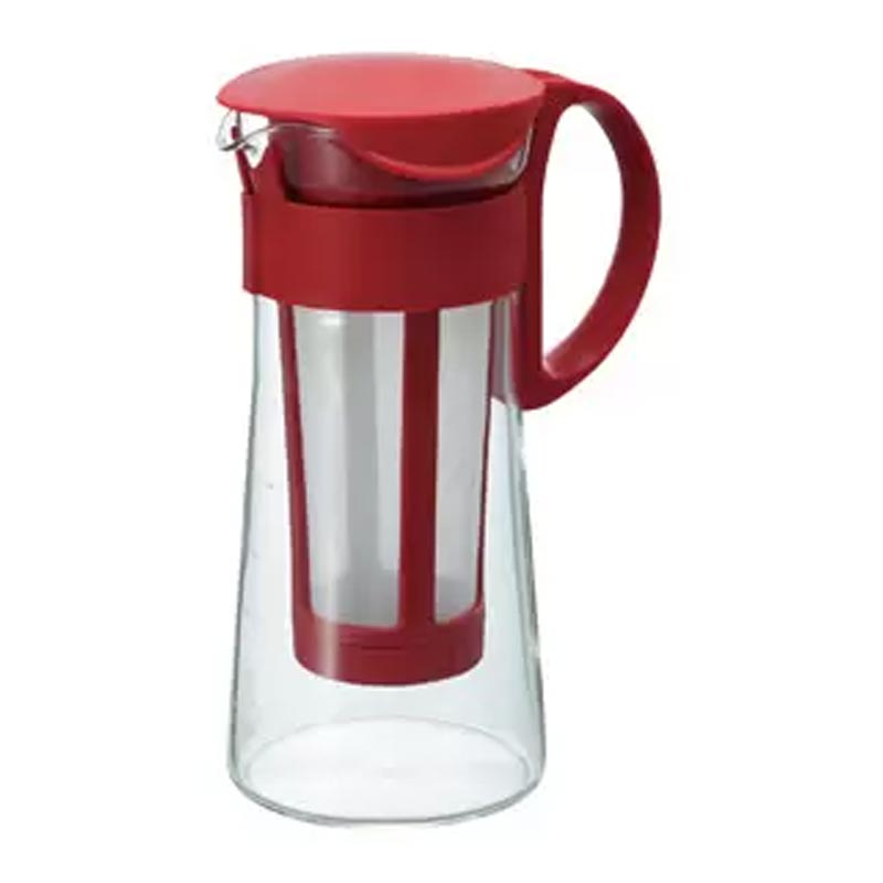 Hario MCPN-7R Soğuk Demleme Sürahisi, 600 ml, Kırmızı, kahve aksesuarı