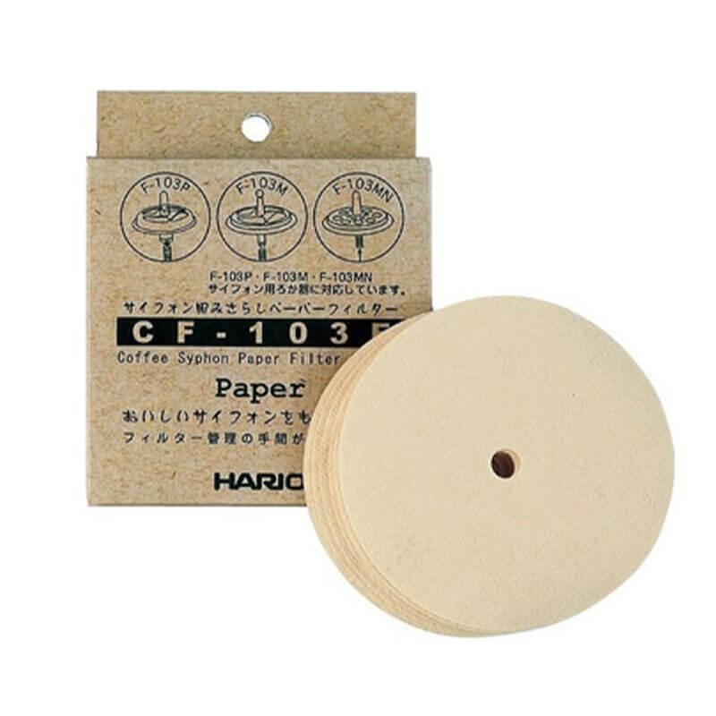 Hario CF-103E Syphon Filtre Kağıdı, 100 Adet, kahve aksesuarı