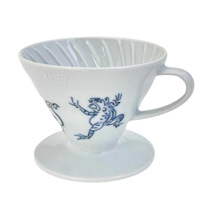 Hario T-VDC-02-W-CG Tachikichi V60 02 Dripper, Cho-ju-giga, V60 ve pour over dripper