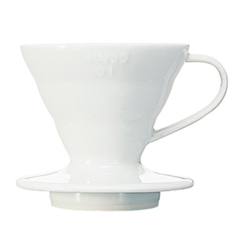 Hario VDC-01W V60 01 Seramik Dripper, Beyaz, V60 ve pour over dripper