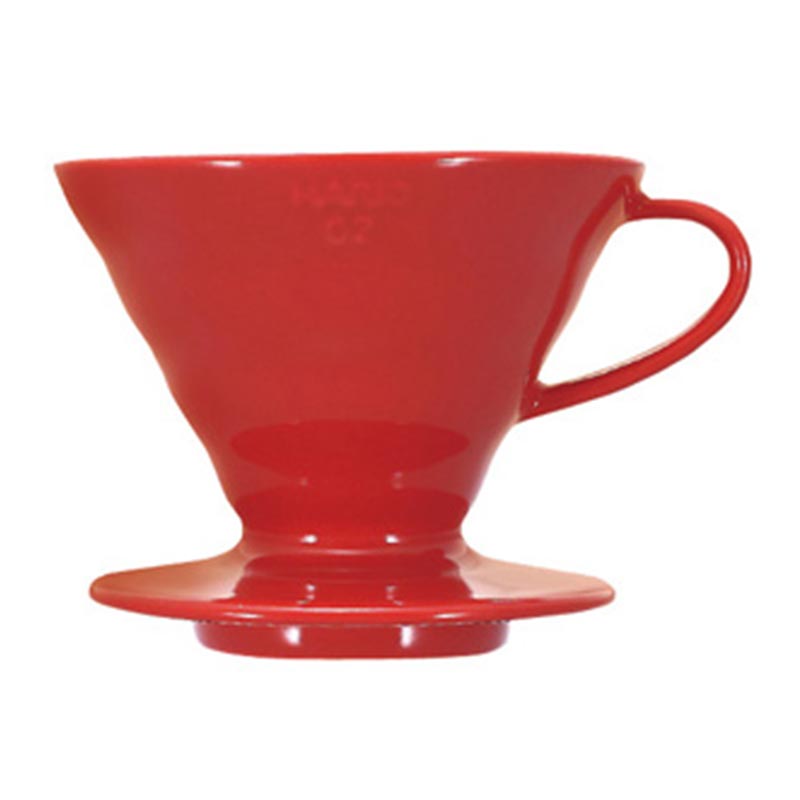 Hario VDC-02R V60 02 Seramik Dripper, Kırmızı, V60 ve pour over dripper