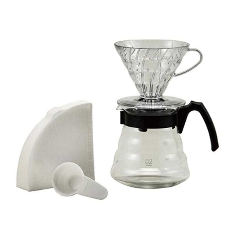 Hario VCND-02B-EX V60 02 Kahve Demleme Seti, V60 ve pour over dripper