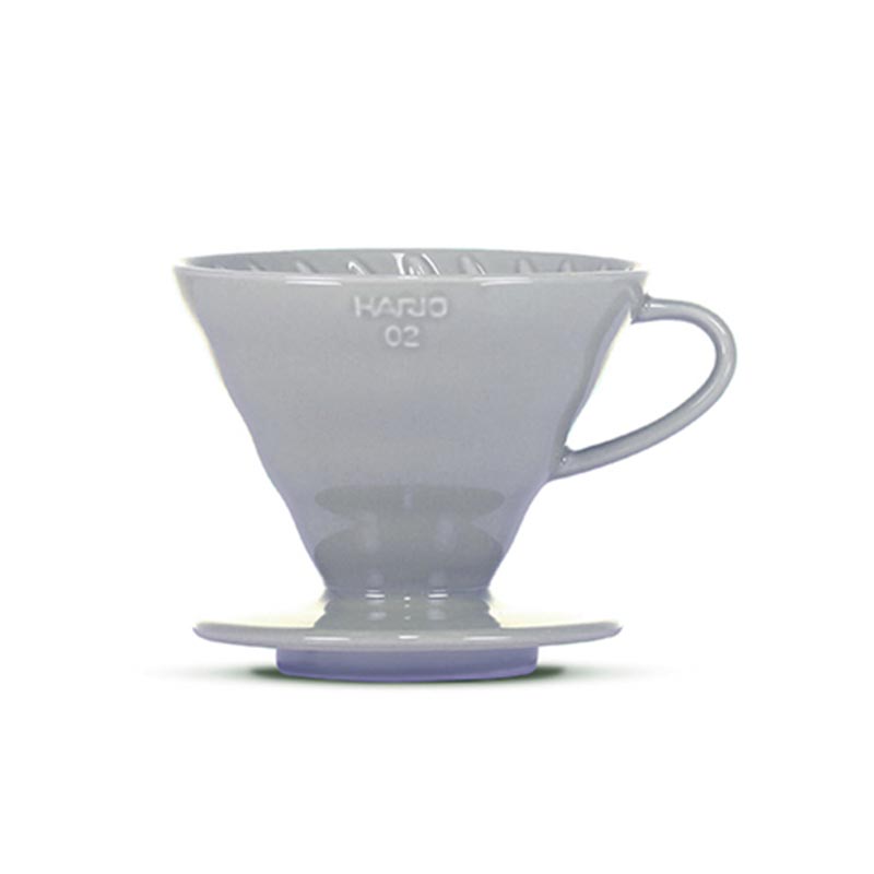Hario VDC-02-GR V60 02 Seramik Dripper, Gri, V60 ve pour over dripper