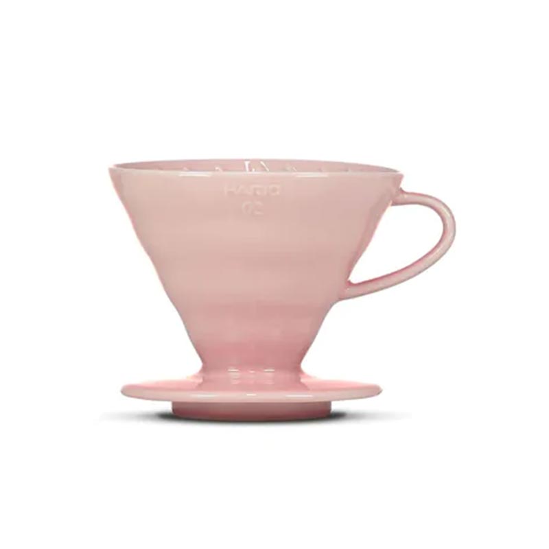 Hario VDC-02-PPR V60 02 Seramik Dripper, Pembe, V60 ve pour over dripper
