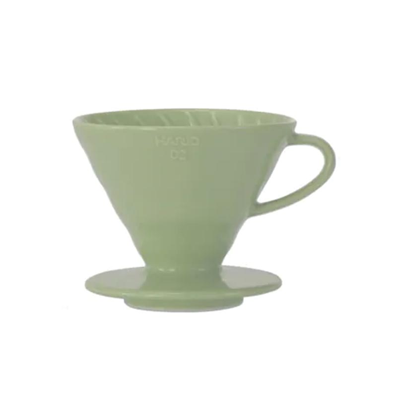 Hario VDC-02-SG V60 02 Seramik Dripper, Yeşil, V60 ve pour over dripper