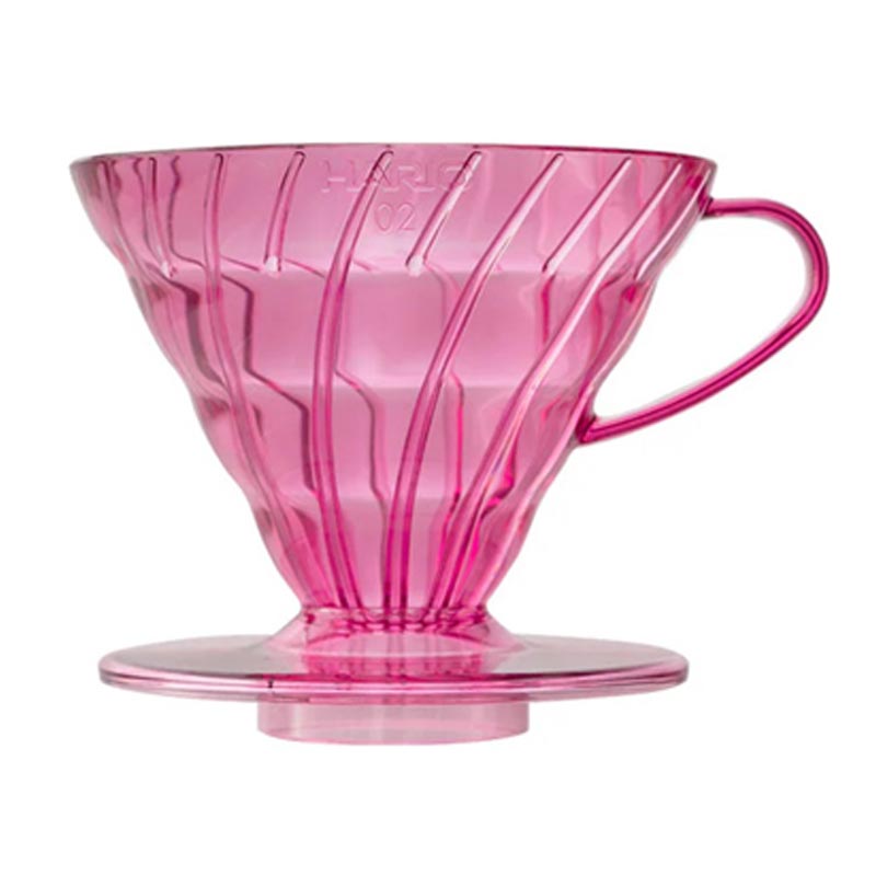 Hario VD-02-TPP-A Juicee V60 02 Dripper, Pembe, V60 ve pour over dripper