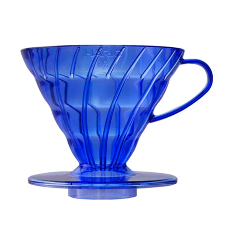 Hario VD-02-TCB-A Juicee V60 02 Dripper, Mavi, V60 ve pour over dripper