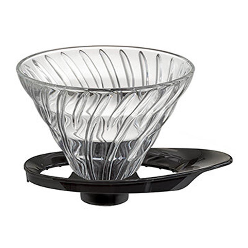 Hario VDGR-02-B V60 02 Cam Dripper, Siyah, V60 ve pour over dripper