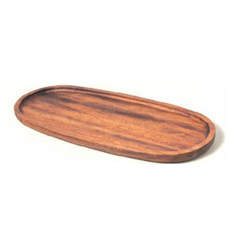 biradli grb1802 oval ireko sunum tahtasi 38x165x2 cm servis ve sunum ekipmani
