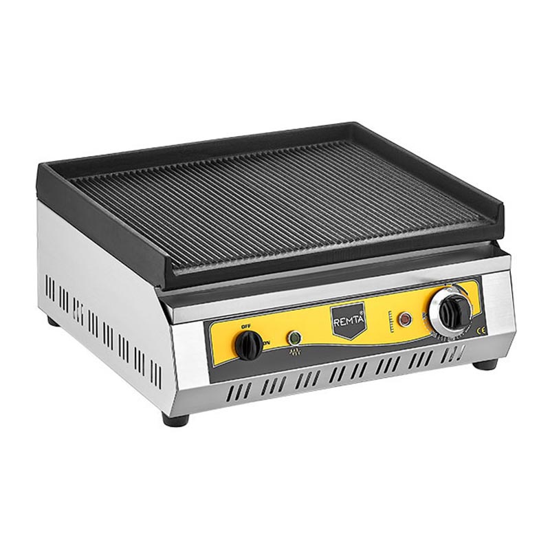 Remta RS94 Tam Oluklu Döküm Grill Izgara, 50 cm, Elektrikli, ızgara ve pişirme makinesi