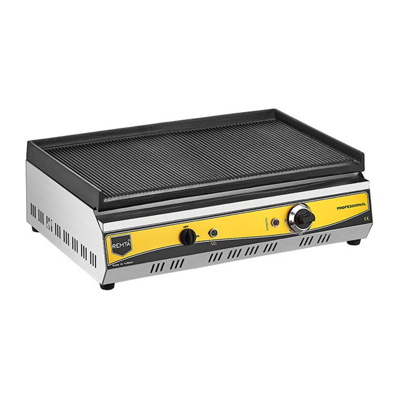 Remta RS95 Tam Oluklu Döküm Grill Izgara, 70 cm, Elektrikli, ızgara ve pişirme makinesi