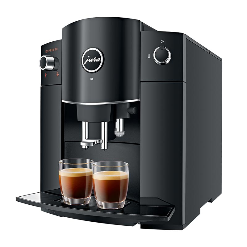 Jura D6 Süper Otomatik Espresso Kahve Makinesi, Siyah, kahve aksesuarı