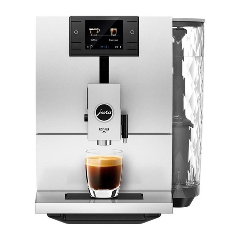 Jura ENA 8 Süper Otomatik Espresso Kahve Makinesi, Beyaz, kahve aksesuarı