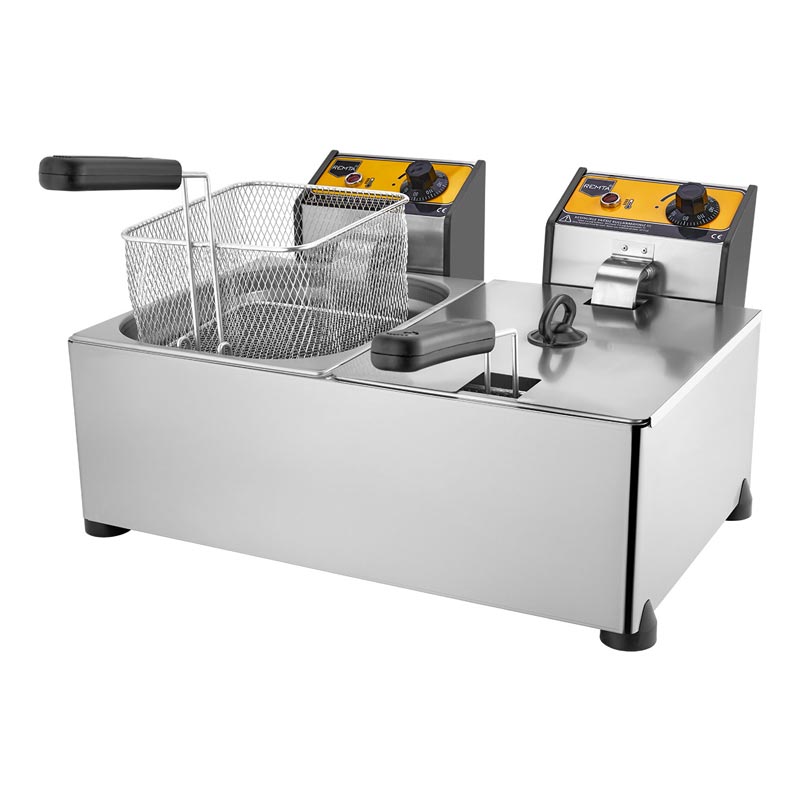 Remta R93 Çift Hazneli Fritöz, 5+5 L, Elektrikli, fritöz