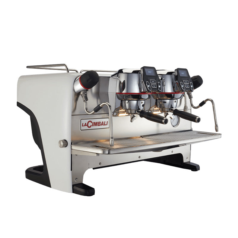 La Cimbali M200 GT1 DT/2 BUTTON Tall Cup Tam Otomatik Espresso Kahve Makinesi, 2 Gruplu, Beyaz, barista termometresi
