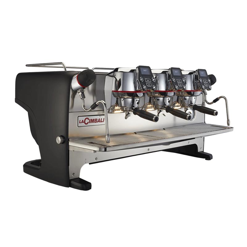 La Cimbali M200 GT1 DT/3 BUTTON Tall Cup Tam Otomatik Espresso Kahve Makinesi, 3 Gruplu, Siyah, barista termometresi