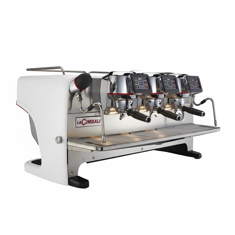La Cimbali M200 PROFILE DT/3 TOUCH Tall Cup Tam Otomatik Espresso Kahve Makinesi, 3 Gruplu, Beyaz, barista termometresi