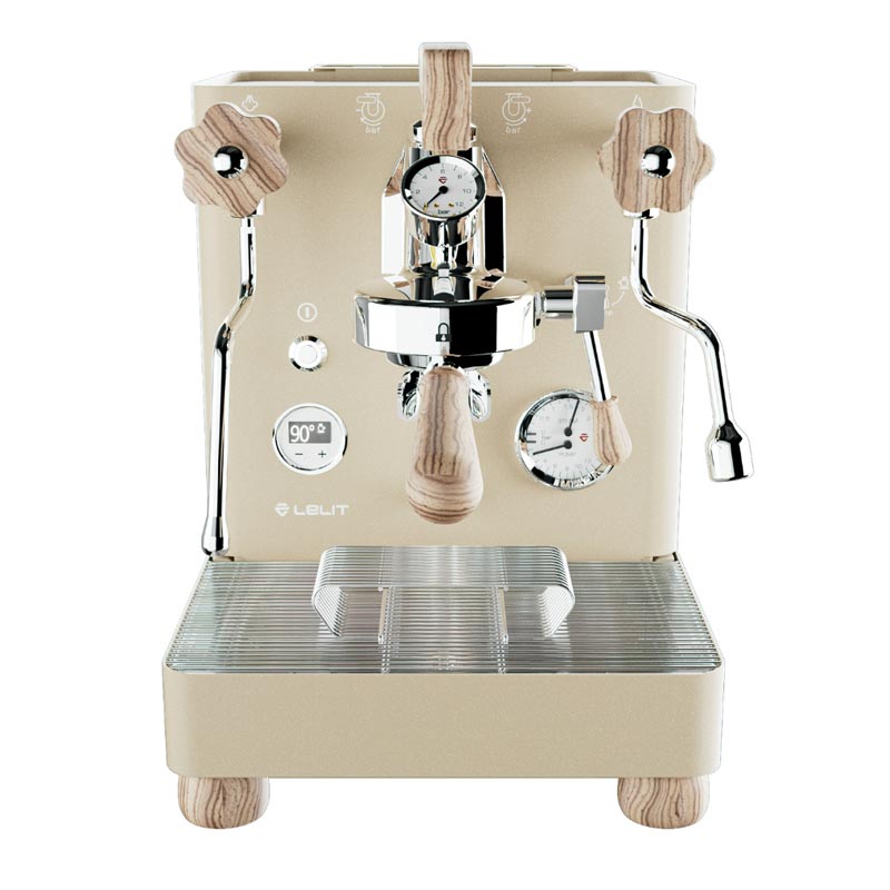 Lelit Bianca PL162T V3 Pedallı Çift Kazanlı Ticari Espresso Kahve Makinesi, Gold, kahve aksesuarı
