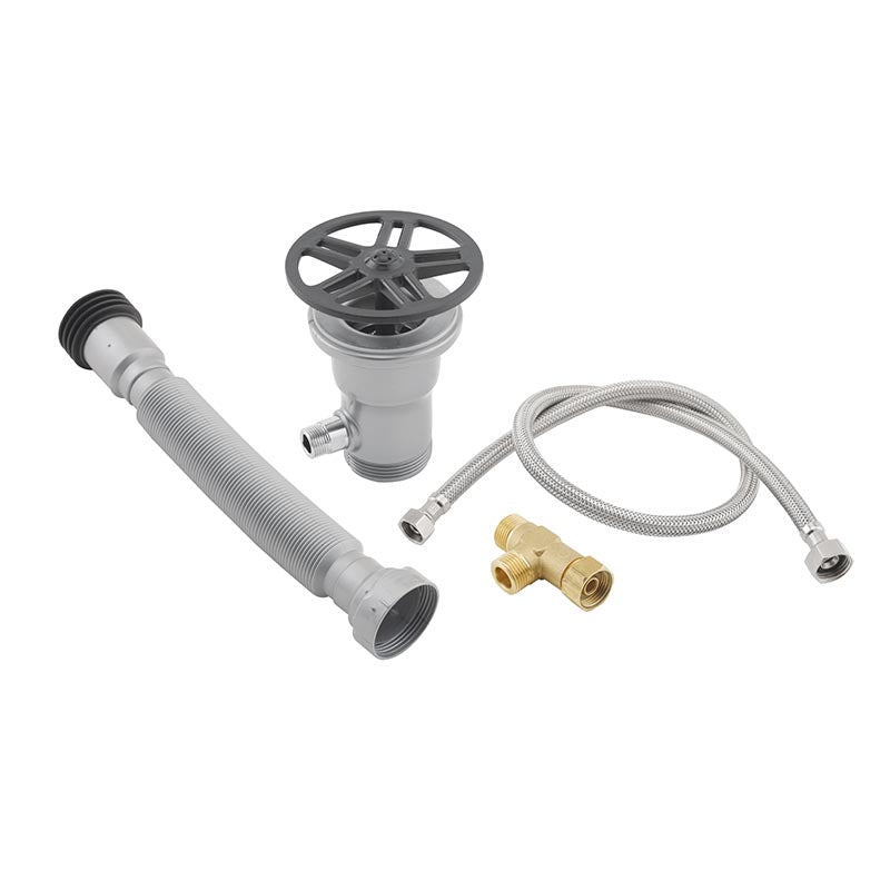 Liva Gaz Bardak ve Kap Yıkama İçin Küçük Tip Evye İçi Sifon Sistemi, 70 mm, kahve aksesuarı