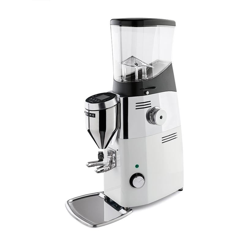 Mazzer Kold S Electronic On Demand Kahve Değirmeni, Beyaz, on demand kahve değirmeni