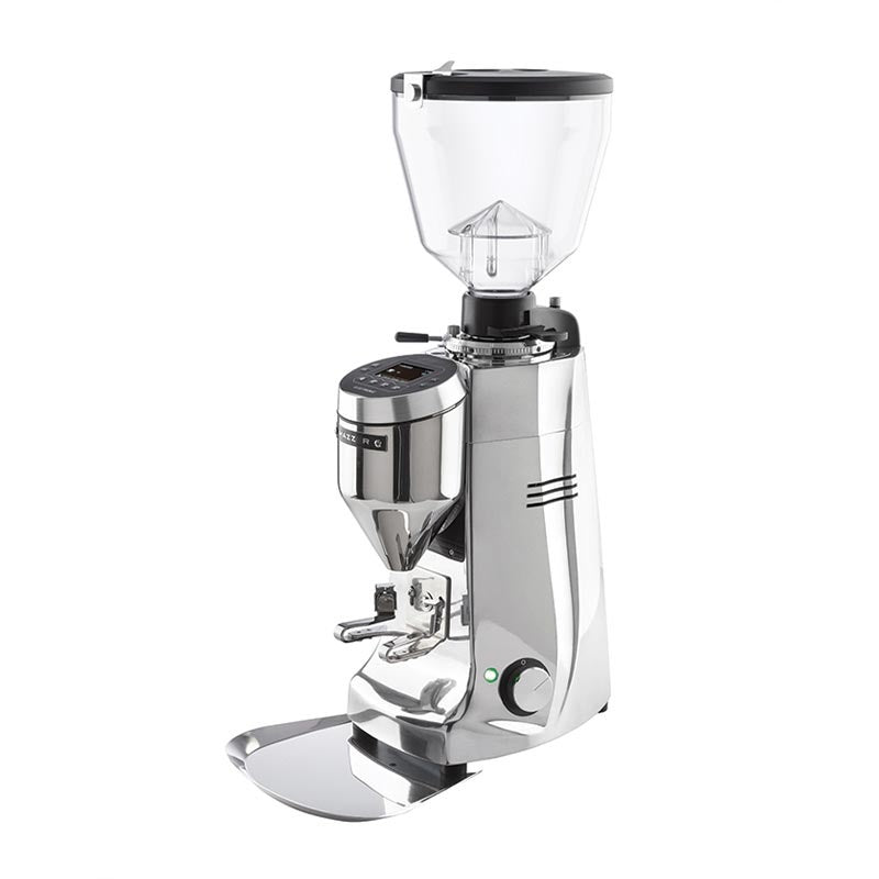 Mazzer Kony S Electronic On Demand Kahve Değirmeni, Parlak Alüminyum, on demand kahve değirmeni
