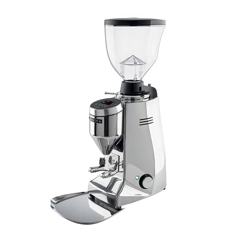 Mazzer Major V Electronic On Demand Kahve Değirmeni, Parlak Alüminyum, on demand kahve değirmeni