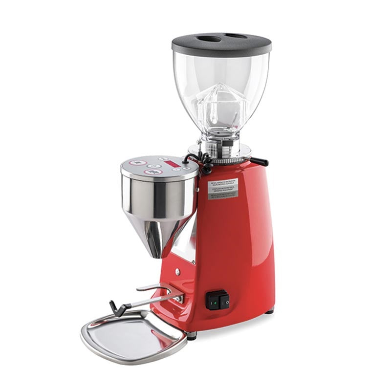 Mazzer Mini Electronic A On Demand Kahve Değirmeni, Kırmızı, on demand kahve değirmeni