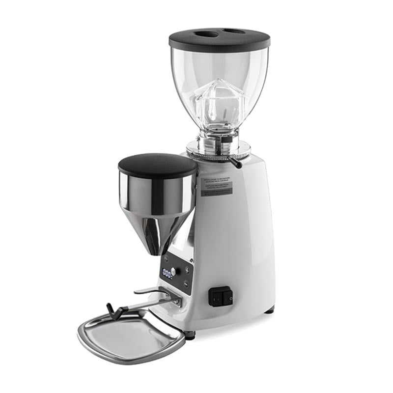 Mazzer Mini Electronic B On Demand Kahve Değirmeni, Beyaz, on demand kahve değirmeni