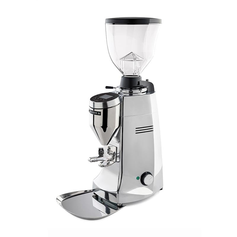 Mazzer Robur S Electronic On Demand Kahve Değirmeni, Parlak Alüminyum, on demand kahve değirmeni
