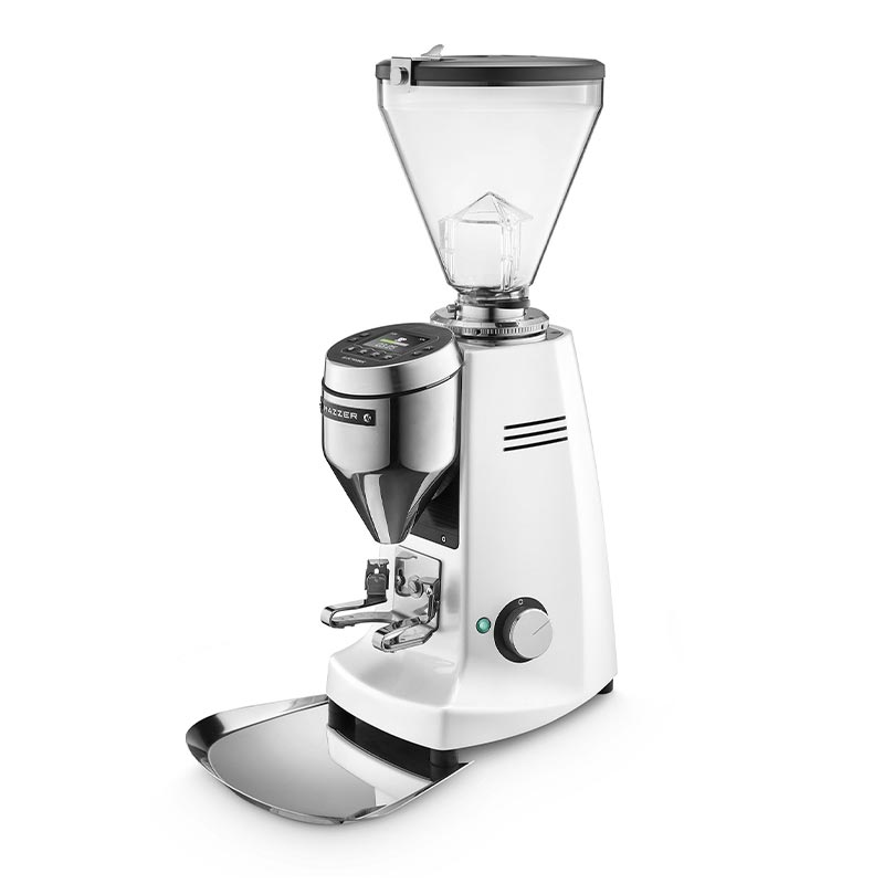 Mazzer Super Jolly Pro Electronic On Demand Kahve Değirmeni, Beyaz, on demand kahve değirmeni