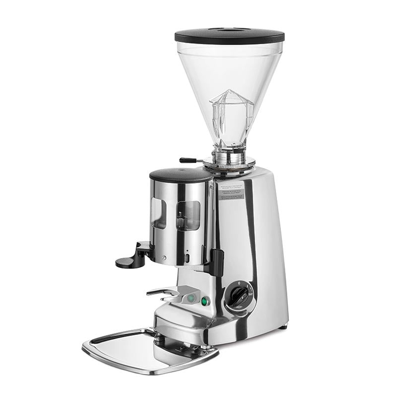 Mazzer Super Jolly Timer Zamanlayıcılı Kahve Değirmeni, Toz Mavi, kahve değirmeni