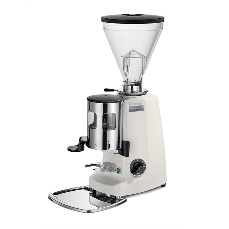 Mazzer Super Jolly V Up Manuel Kahve Değirmeni, Beyaz, kahve değirmeni