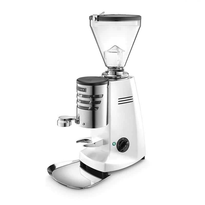 Mazzer Super Jolly V Up Otomatik Kahve Değirmeni, Beyaz, kahve değirmeni