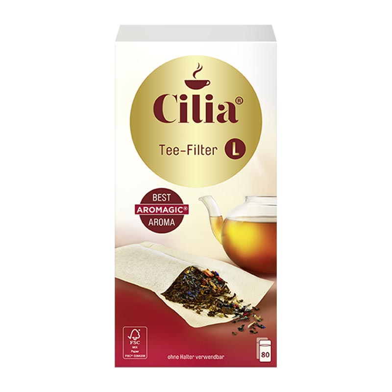 Melitta Cilia Çay Filtresi, Büyük Boy, 80 Adet, kahve aksesuarı