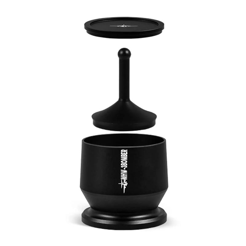 MHW-3Bomber DR5508B Kahve Dozajlama Halkası, 58 mm, Siyah, kahve aksesuarı