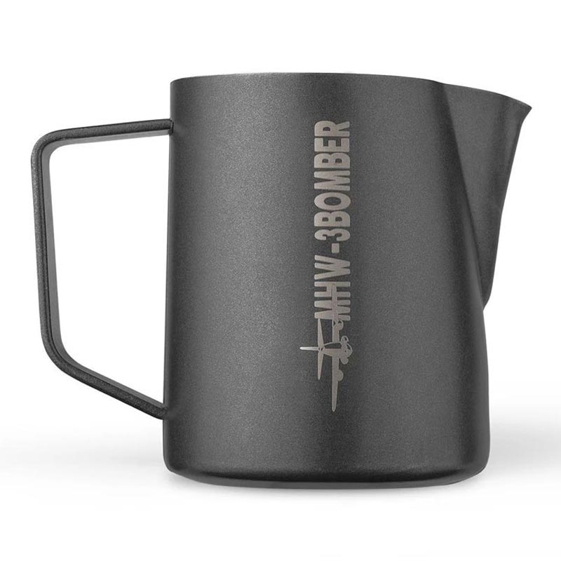 MHW-3Bomber P5034B Süt Potu Pitcher, 700 ml, Mat Siyah, kahve aksesuarı