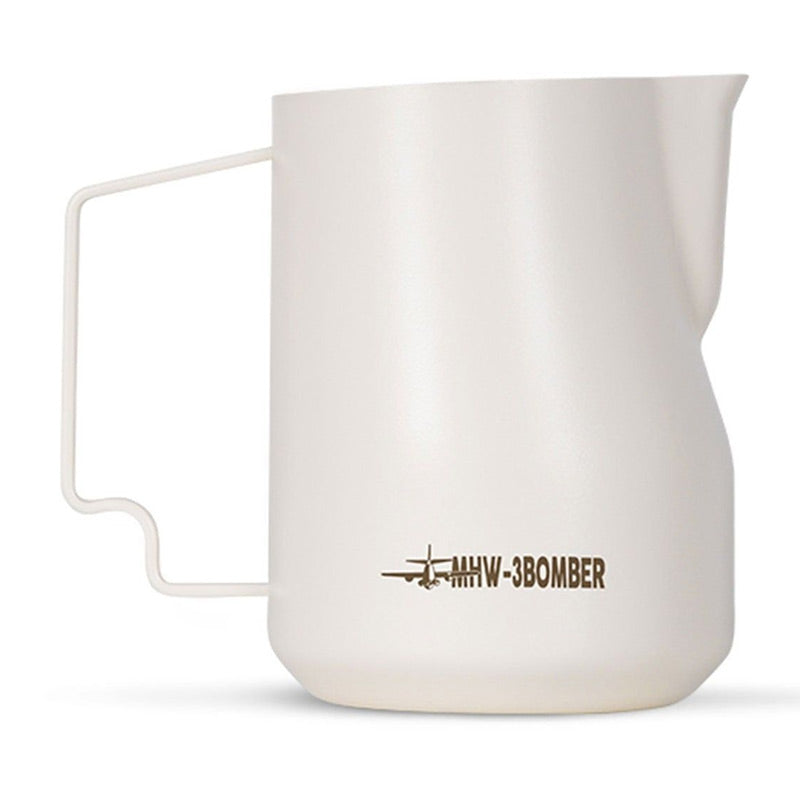 MHW-3Bomber P6006W Süt Potu Pitcher, 450 ml, Beyaz, kahve aksesuarı