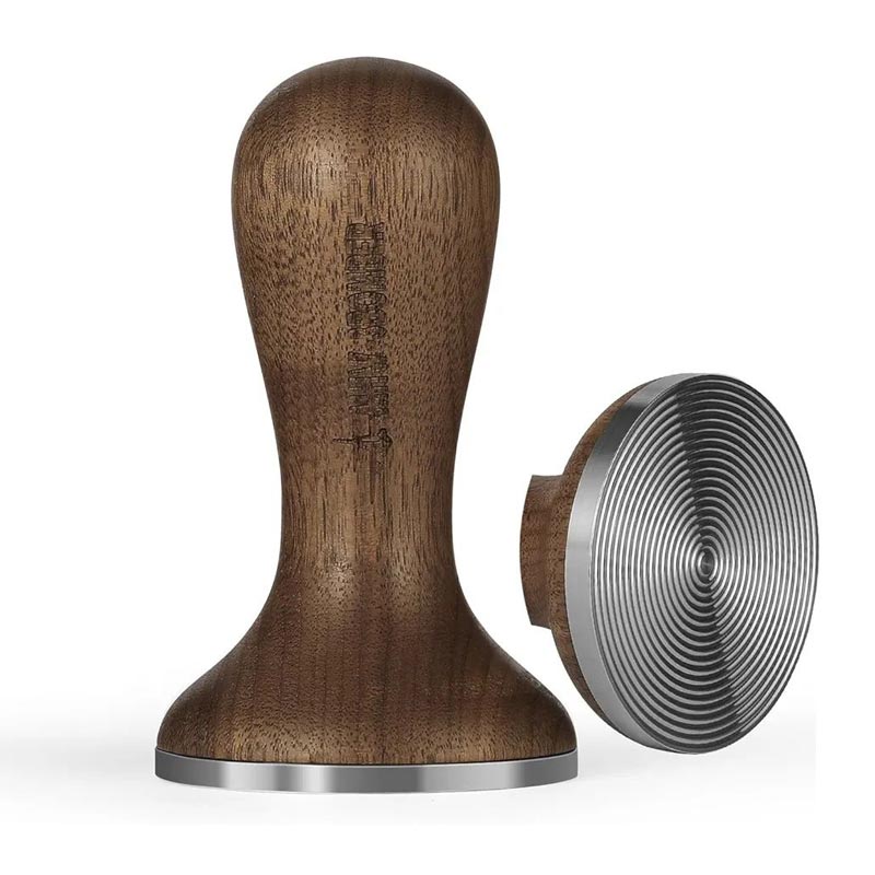MHW-3Bomber T5127 Ceviz Saplı Tamper, 58.35 mm, kahve aksesuarı