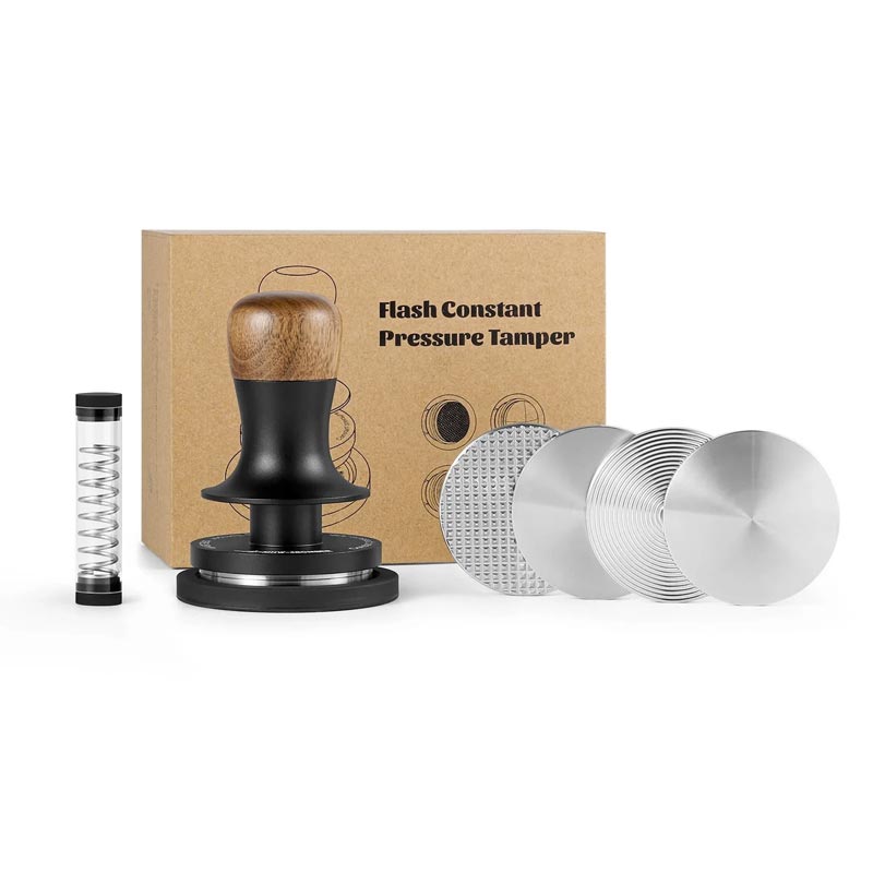 MHW-3Bomber T6175T Sabit Basınçlı Tamper Set, 58 mm, kahve aksesuarı