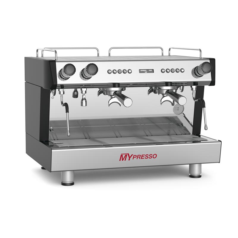 Mypresso Q2 Tall Cup Tam Otomatik Espresso Kahve Makinesi, 2 Gruplu, Siyah, kahve aksesuarı
