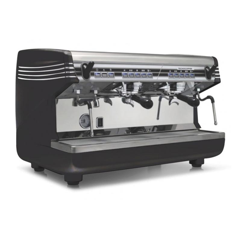 Nuova Simonelli by Tecnocoffee Appia IITam Otomatik Espresso Kahve Makinesi, 2 Gruplu, Siyah, kahve aksesuarı