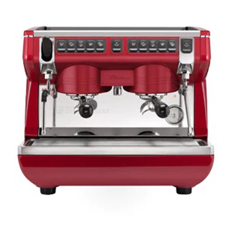Nuova Simonelli Appia Life Compact Tall Cup Tam Otomatik Espresso Kahve Makinesi, 2 Gruplu, Kırmızı, kahve aksesuarı