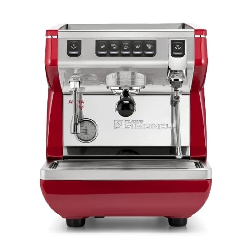 Nuova Simonelli Appia Life Espresso Kahve Makinesi, 1 Gruplu, Kırmızı, kahve aksesuarı